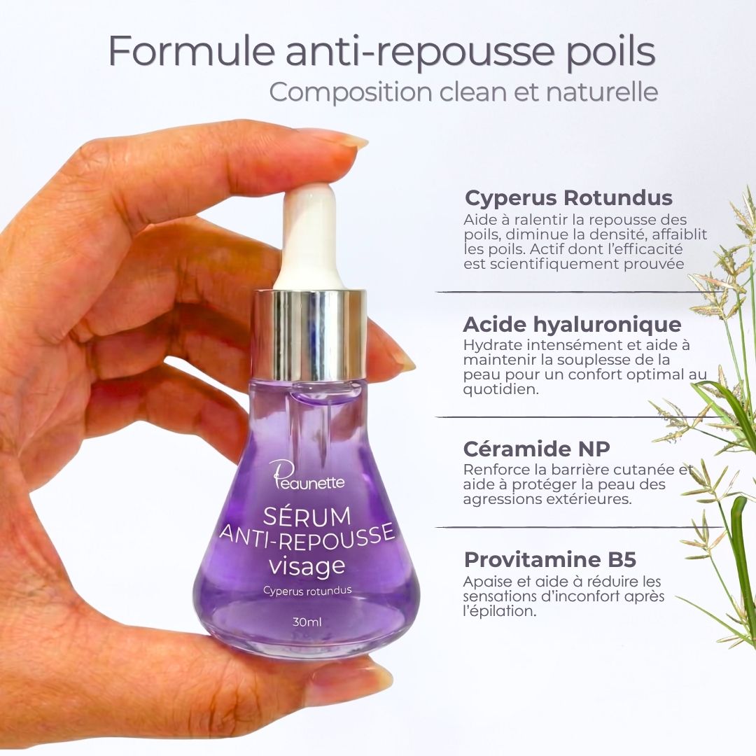SÉRUM ANTI REPOUSSE POILS spécial visage