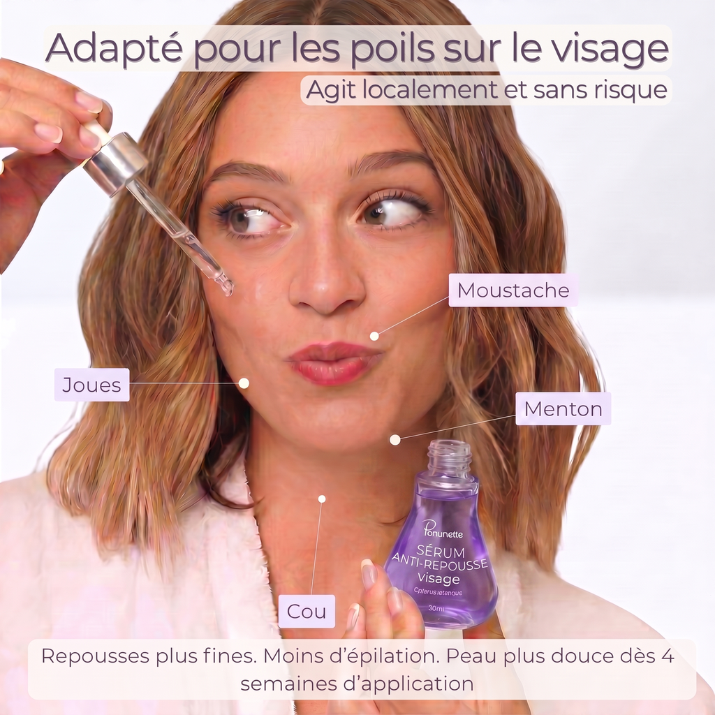 SÉRUM ANTI REPOUSSE POILS spécial visage